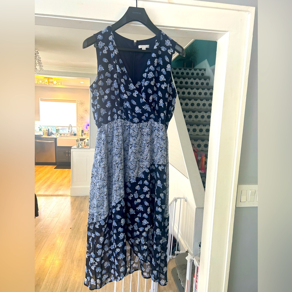 Floral high low dress